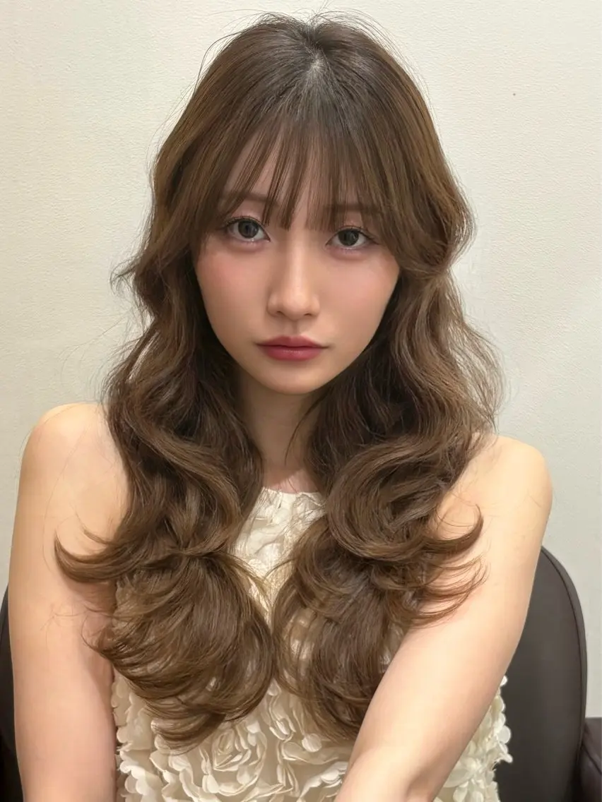 ロング カット ヘアカラー HIKARU店長/ ✨️髪質改善のヘアスタイル