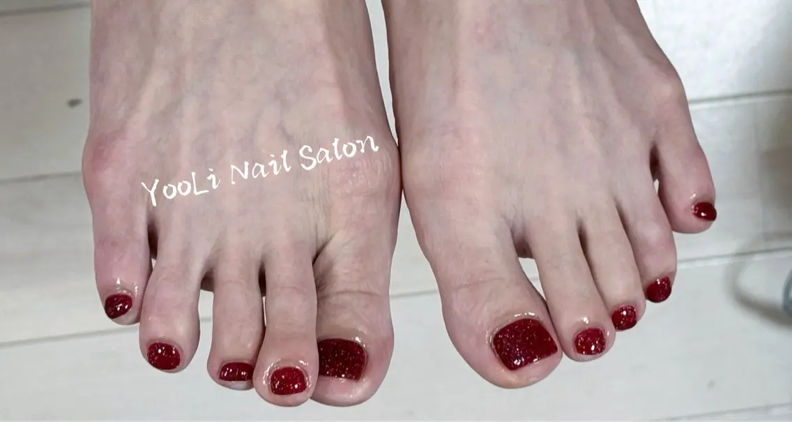 ネイル フットネイル 🎀🎀YooLi Nail Salonのネイルデザイン