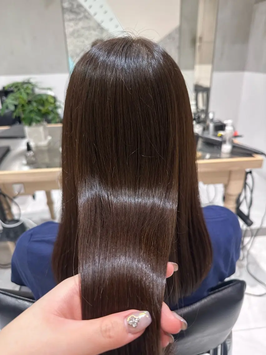 セミロング ヘアカラー Rino🎀/盛れる 顔周りカット🪽✩のヘアスタイル