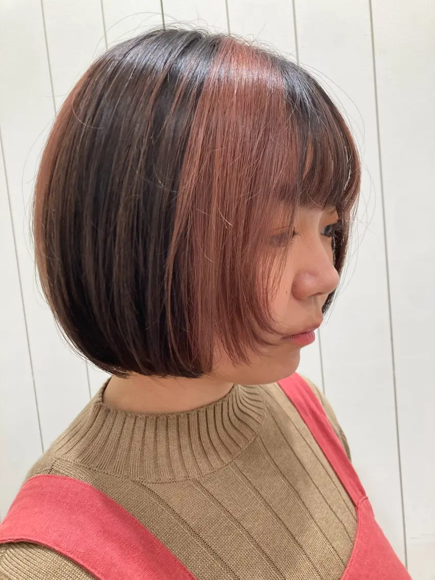 ショート カラー ヘアカラー むらたみずき /大宮ボブ、ショートのヘアスタイル