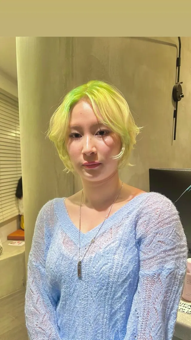 ショート カラー カット ヘアカラー トリートメント タナカ カナ🫧のヘアスタイル