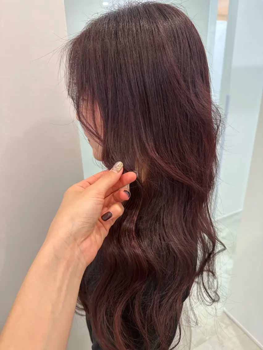 ロング カラー ヘアカラー トリートメント レイヤー/ヘアセット 💐nao.のヘアスタイル
