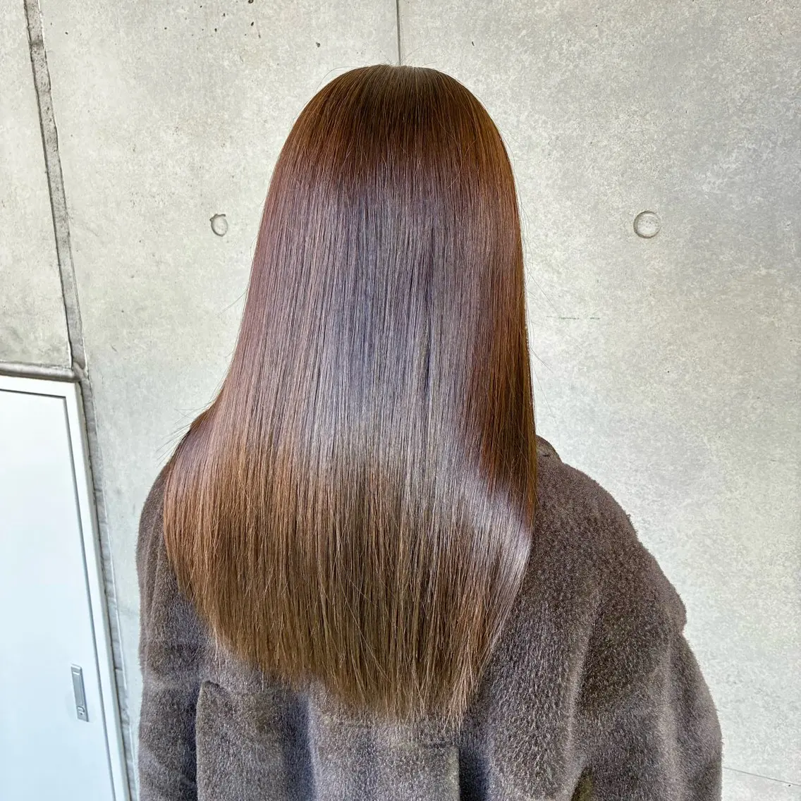 ロング カラー 透明感カラー ヘアカラー 遠藤姫花 𝒂𝒔𝒉草加𓂃のヘアスタイル