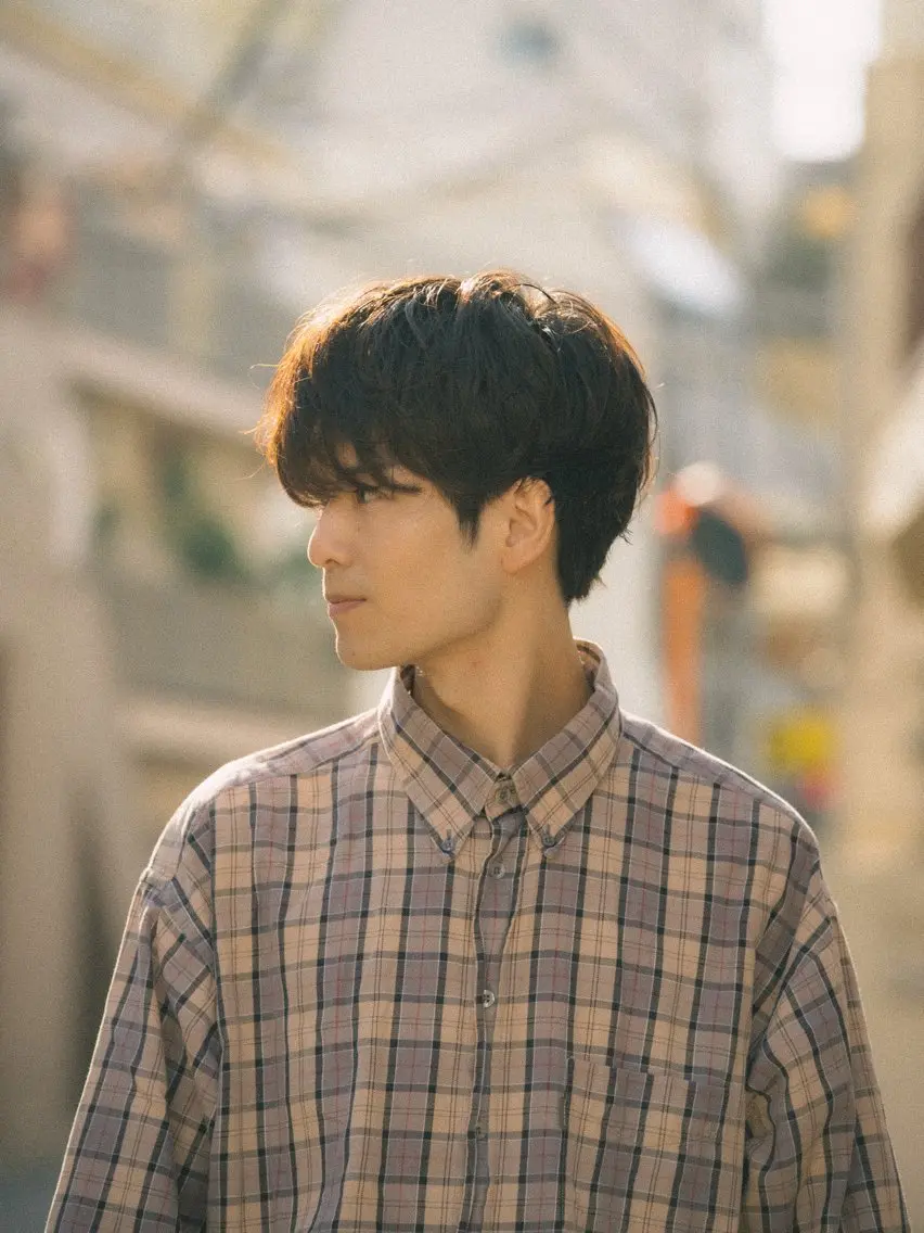 『men's cut color』　メンズカットワンカラーの写真