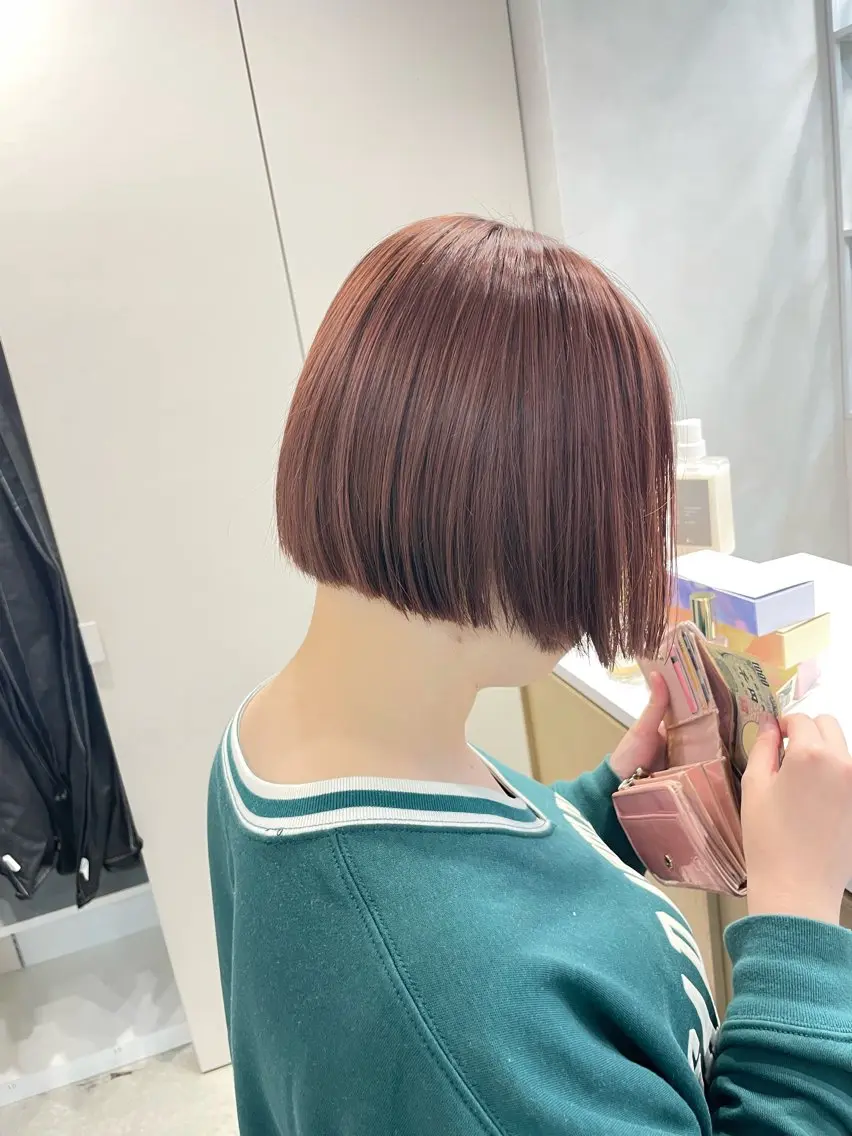 ショート ボブ 表参道レイヤーカット 髪質改善山岸季生のヘアスタイル