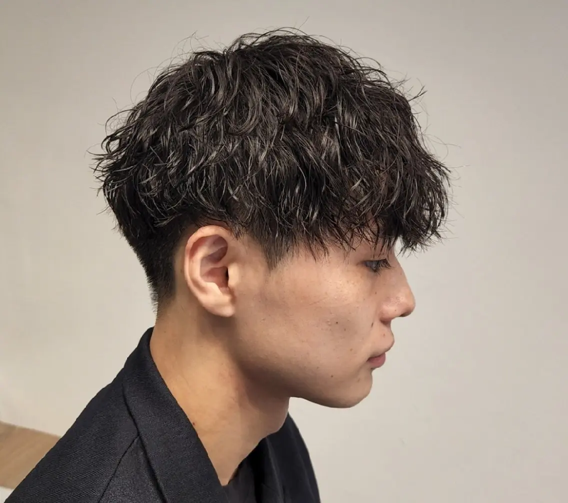 ショート パーマ メンズ 【イケメン風パーマ】 SHOFYのヘアスタイル