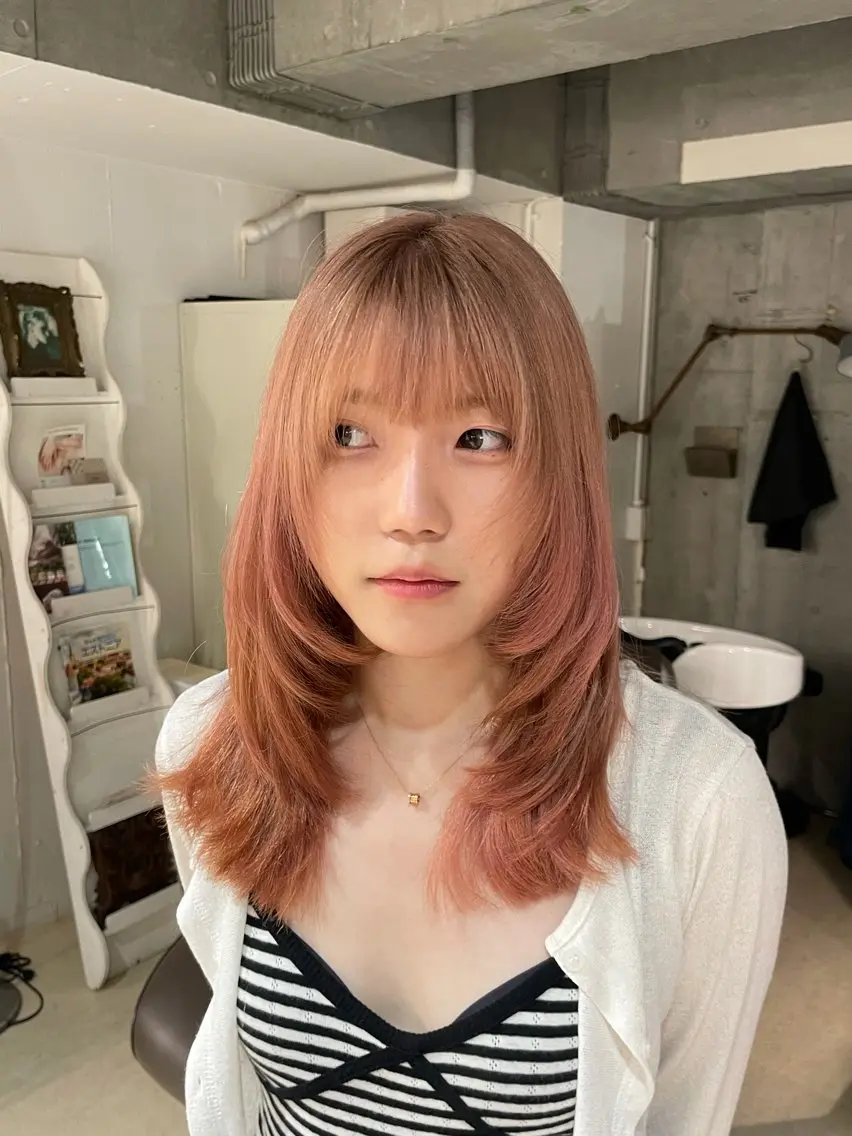 ミディアム boy/原宿🐬 シオンのヘアスタイル