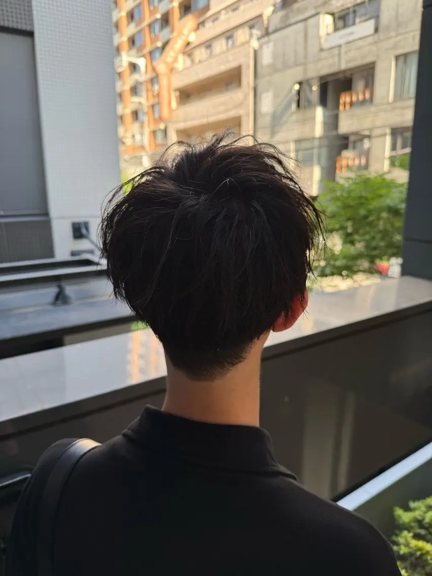 メンズ カット 河野 悠のヘアスタイル