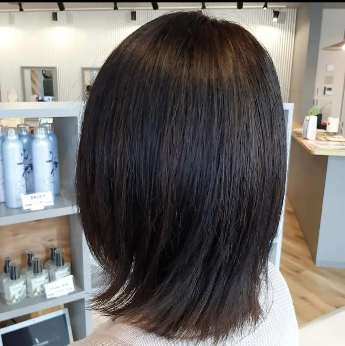 カラー ミディアム オーガニックカラー 髪質改善 トリートメント 髪質改善カラーズ カフェプラスのヘアスタイル