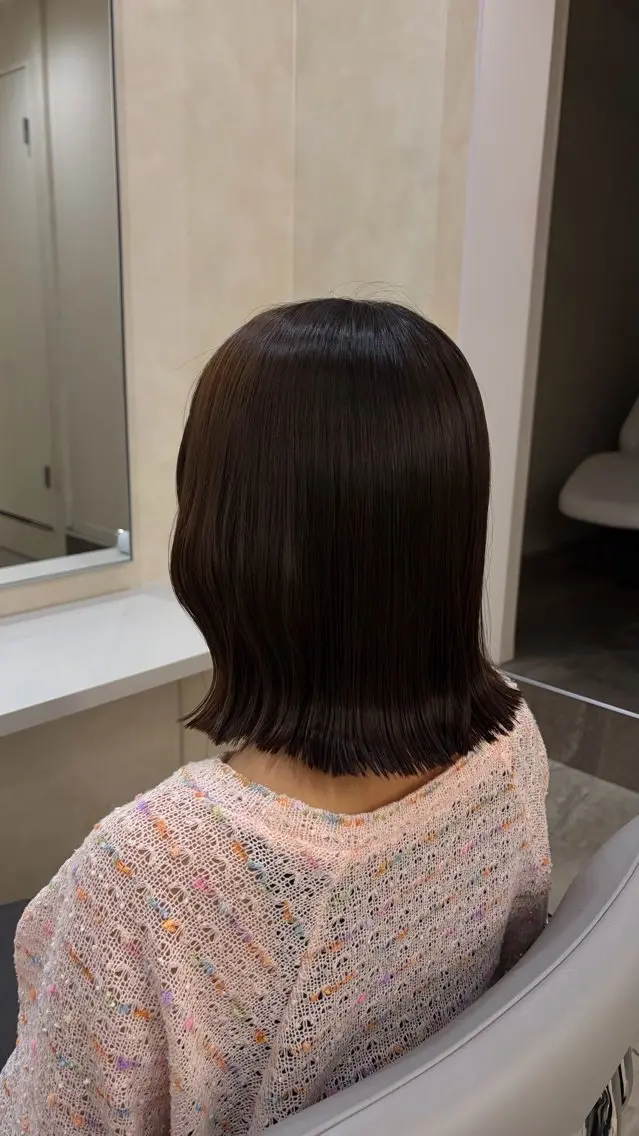 ミディアム カット モデル様大募集🎀 藤岡瑞穂のヘアスタイル
