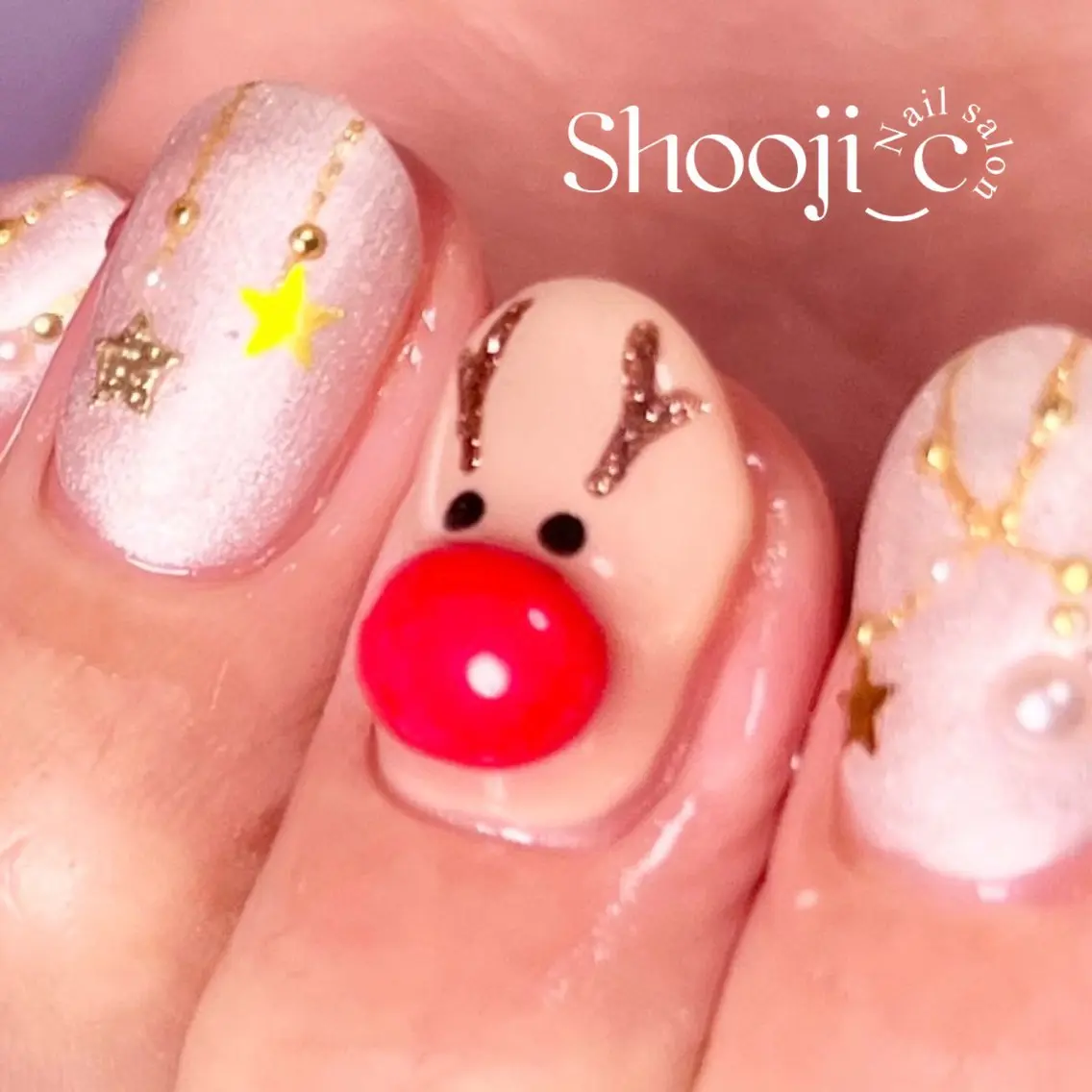 ネイル 赤色 Shooji_c Nail salonのネイルデザイン