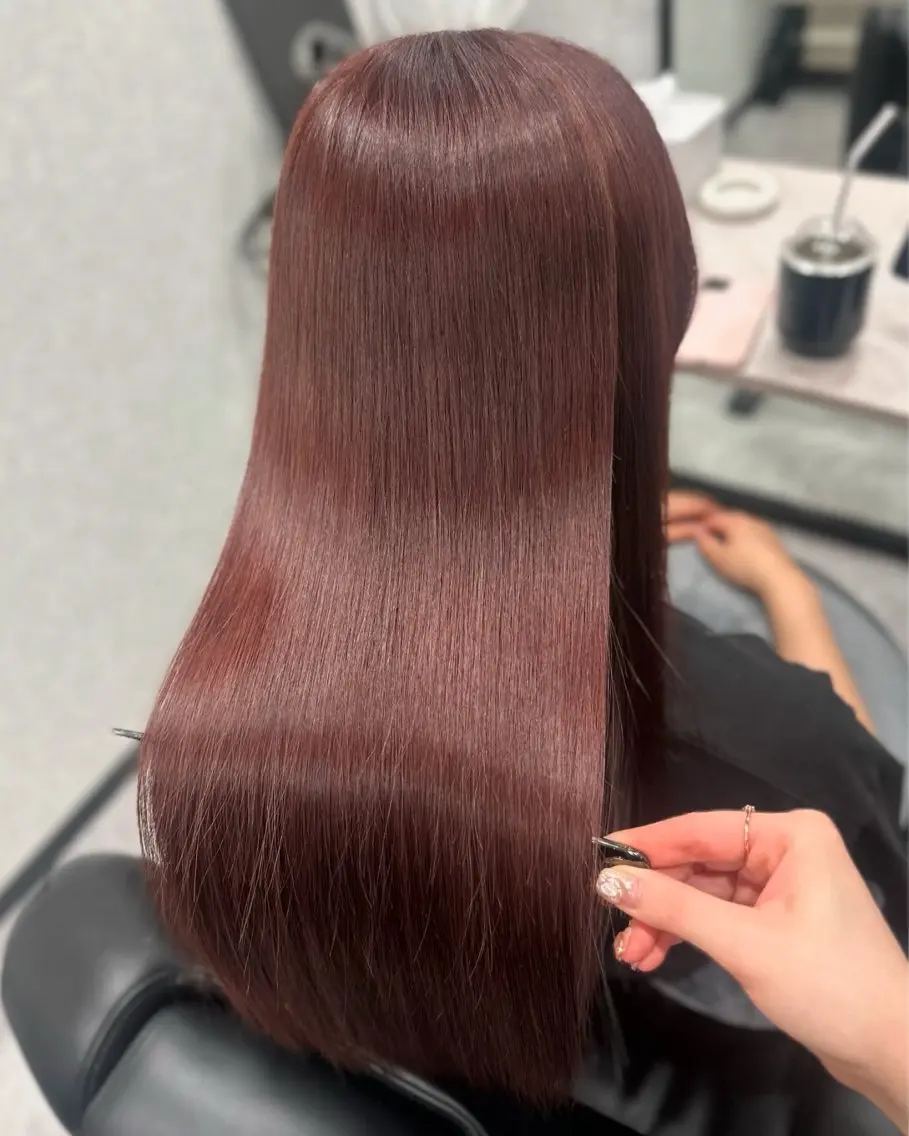 【平日限定】カット+カラー+髪質改善ケラテインの写真
