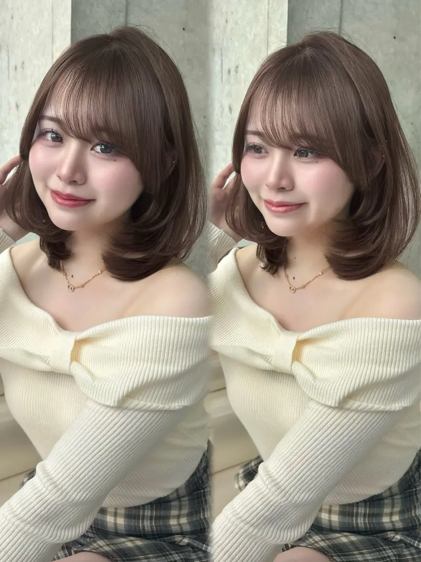 カラー ヘアカラー トリートメント ブリーチなしベージュ 🤎kotomiのヘアスタイル