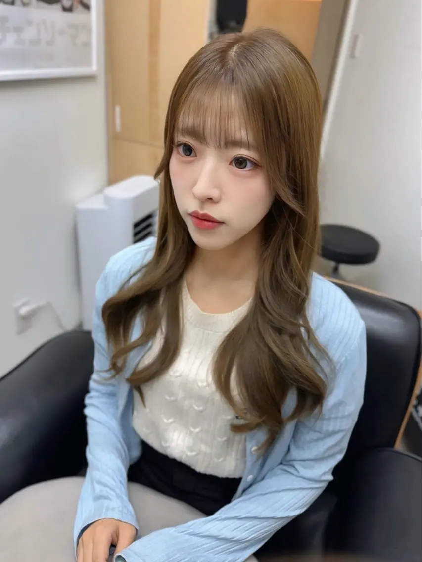 ロング カラー アディクシーカラー イルミナカラー クオルシアカラー 髪質改善 韓国風ヘア カット ヘアカラー トリートメント 艶髪改善師/高橋潤 /縮毛矯正のヘアスタイル