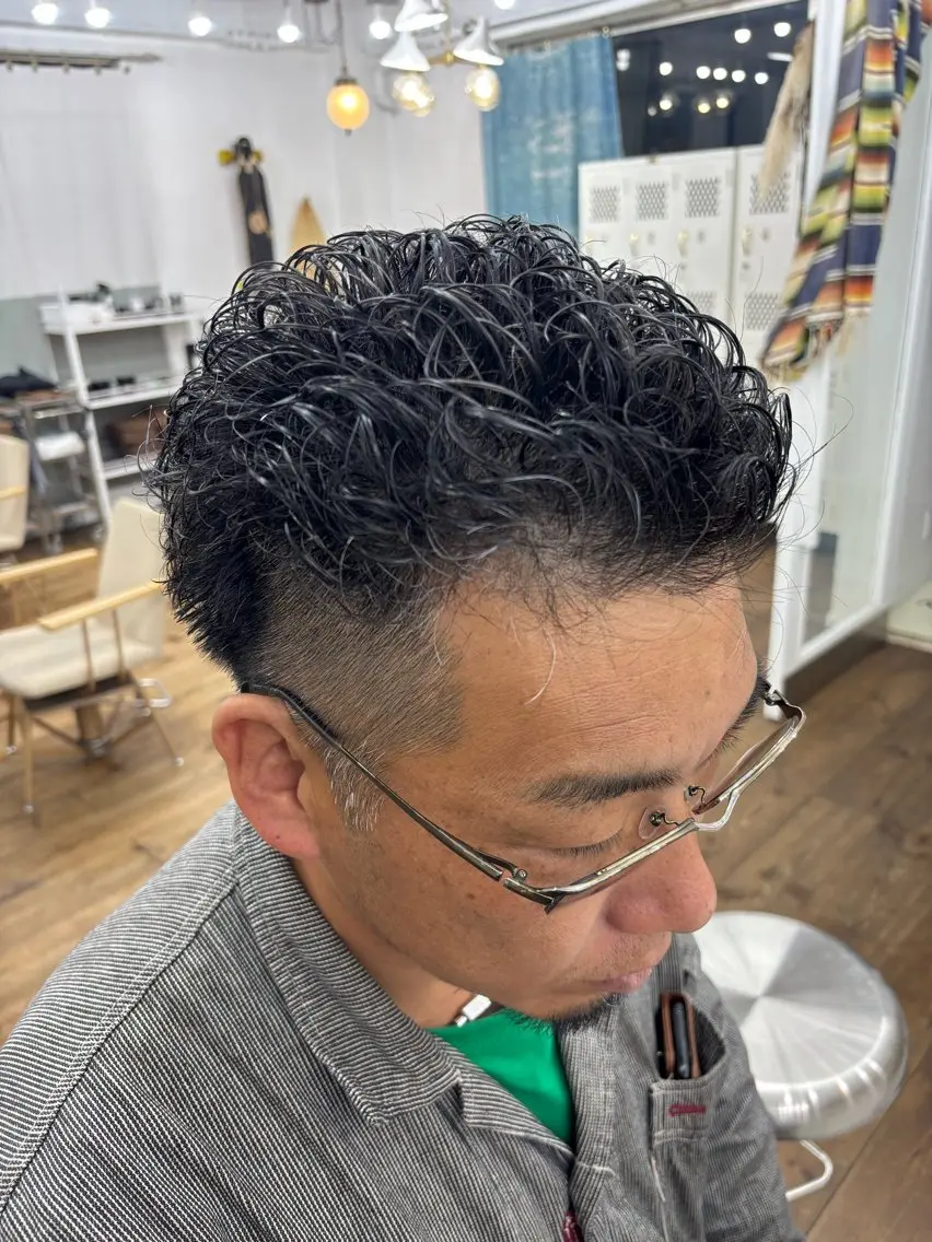 メンズ カット パーマ メンズ特化サロン Ryomaのヘアスタイル