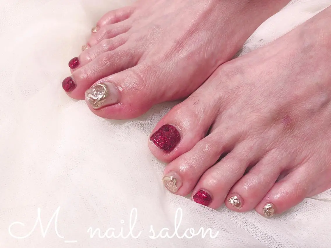 ネイル フットネイル M_ nail salonのネイルデザイン