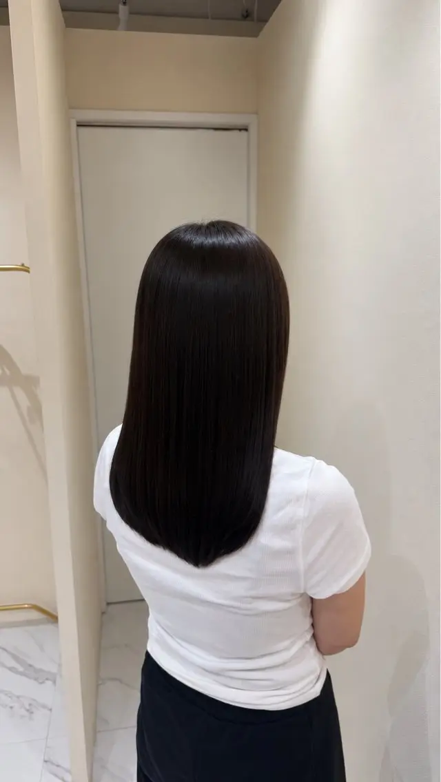 ロング カラー ヘアカラー YURA𝜗𝜚˚⋆ /韓国idolヘアのヘアスタイル
