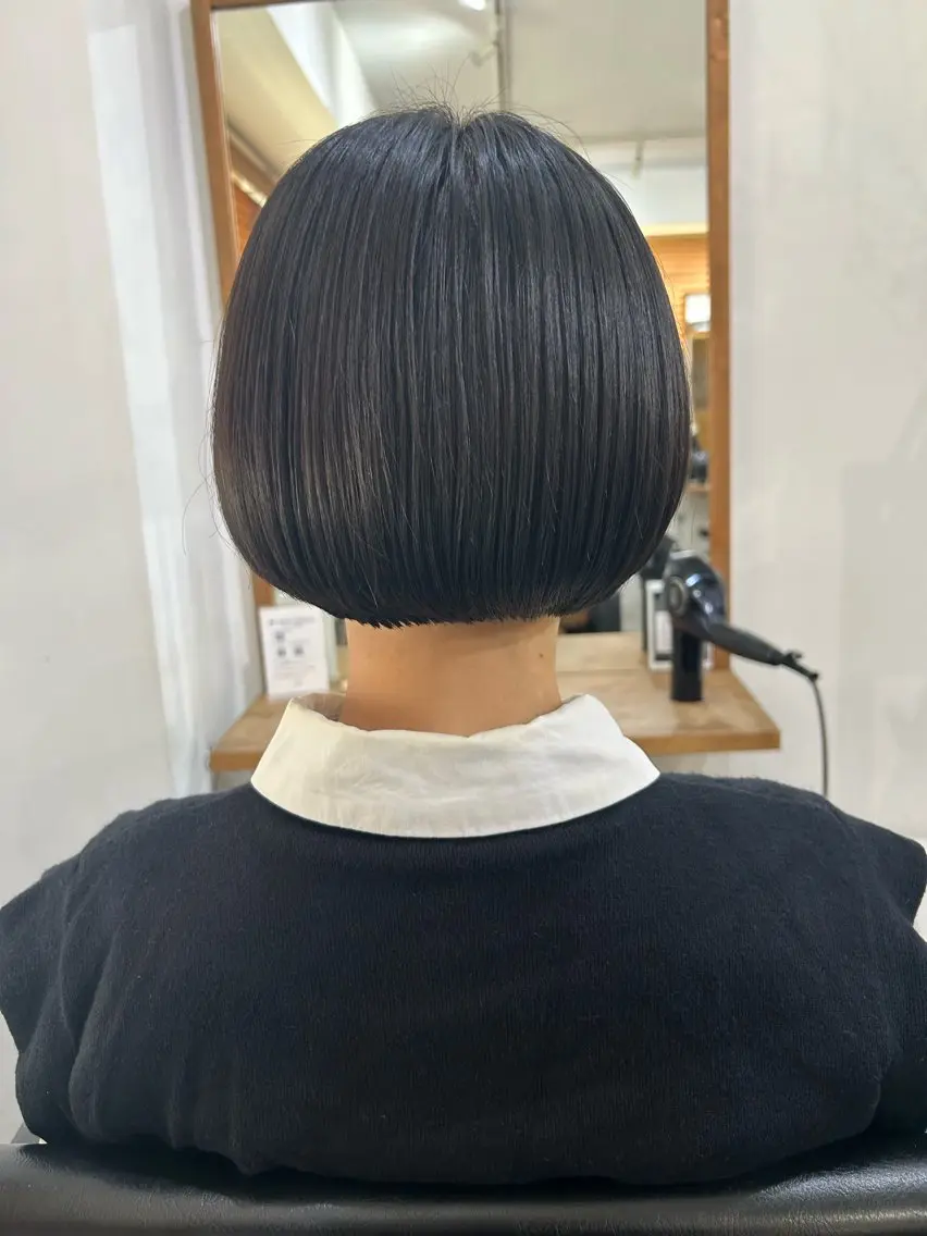 ショート ボブ人気No,1✨ TAME副店長のヘアスタイル