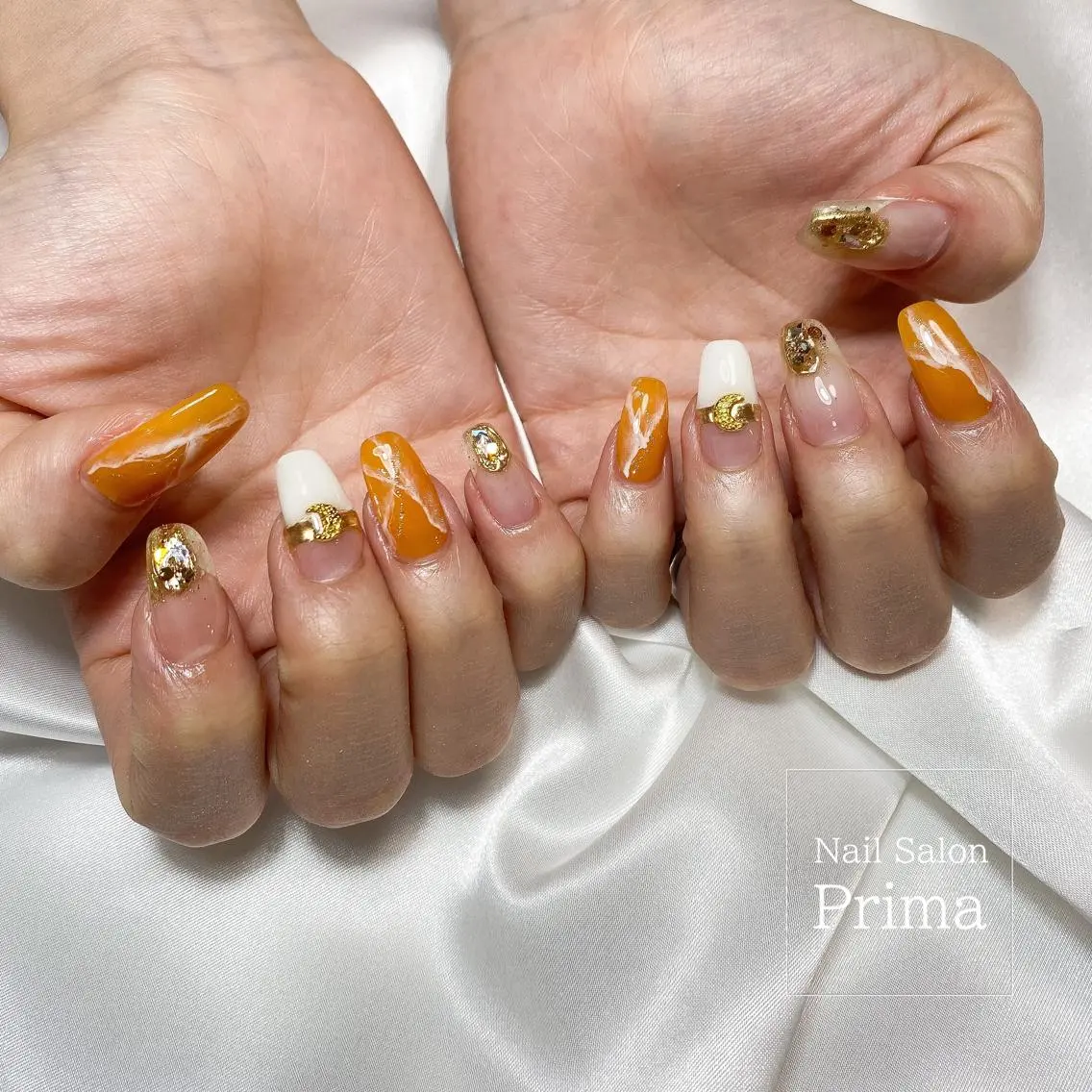 セミロング ネイル SalonPrima 西院Nail&Eyeのネイルデザイン