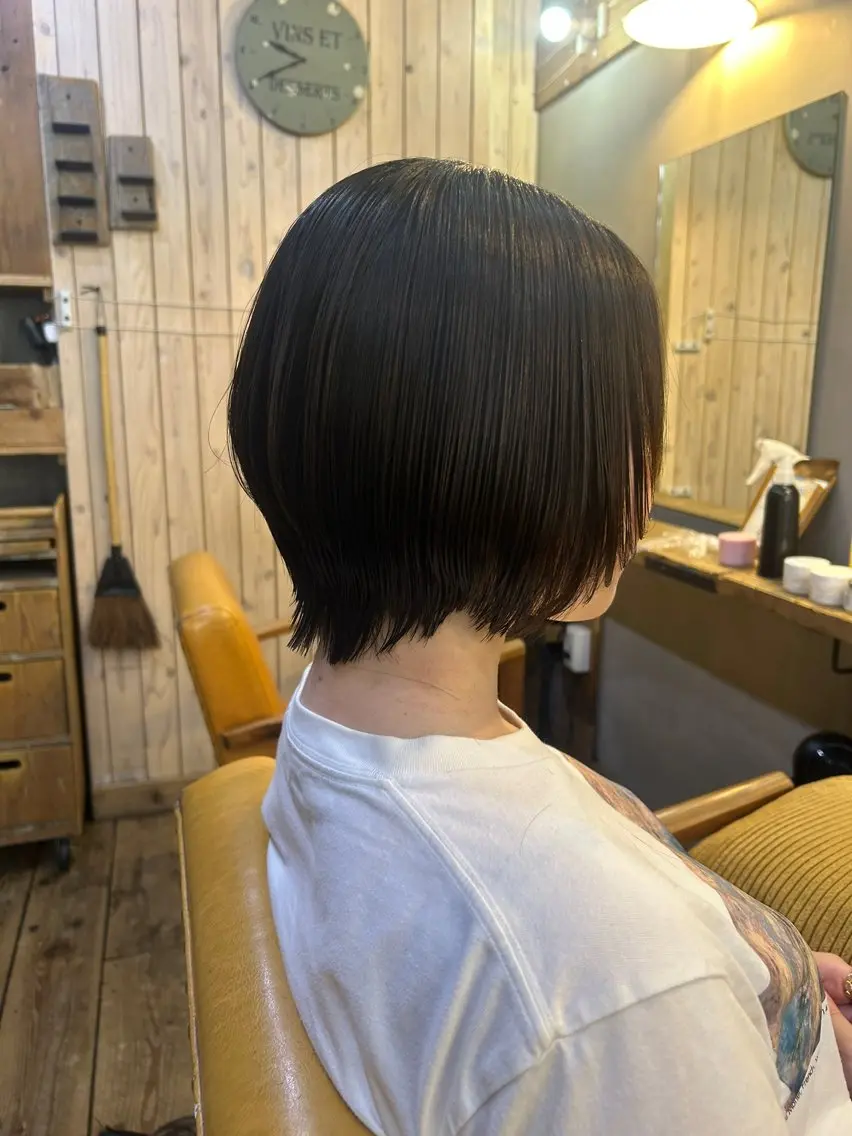 ショート hairlabo haru🌿ナナハのヘアスタイル