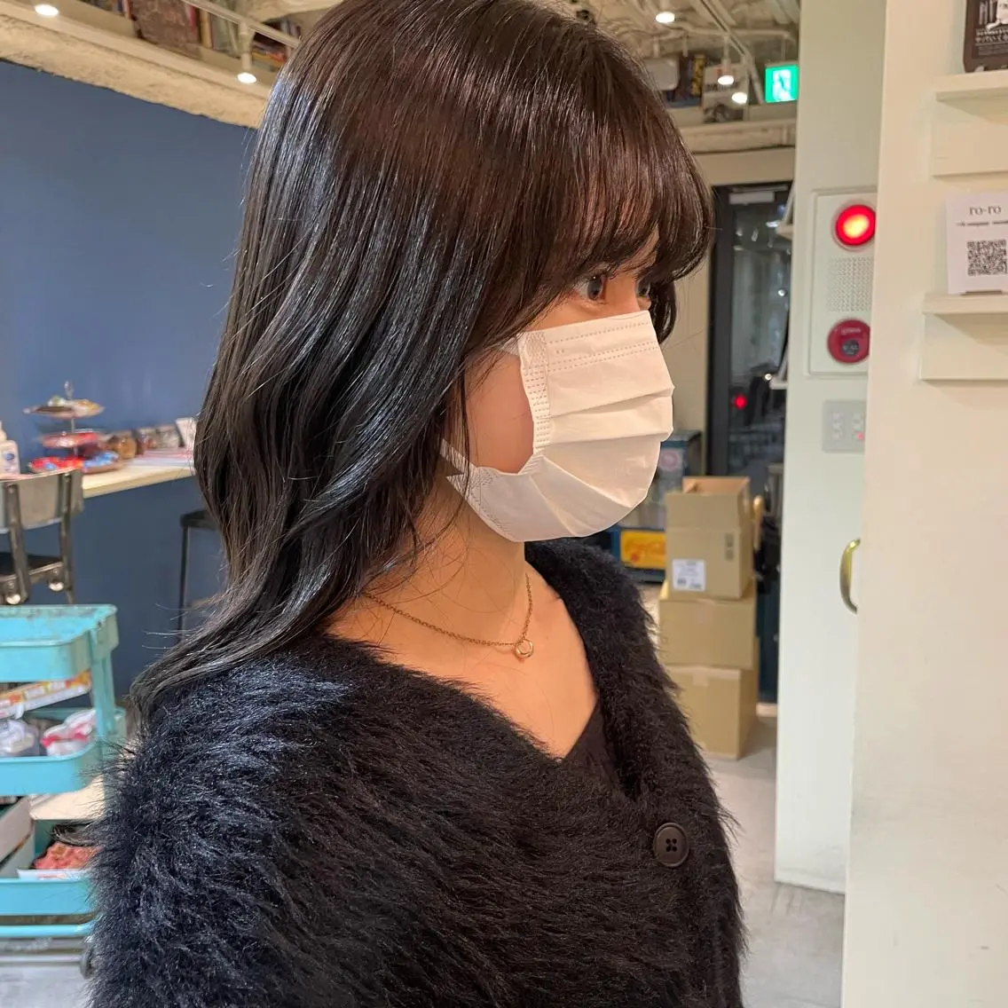 【イルミナカラーorアディクシーカラー】+前髪cut🍊+クイックトリートメント🧴🫧の写真