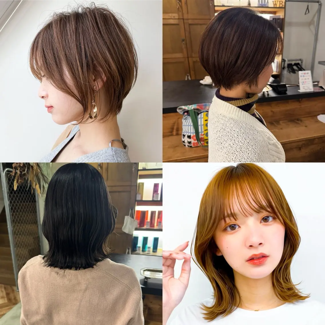 セミロング 坂 瑞希のヘアスタイル