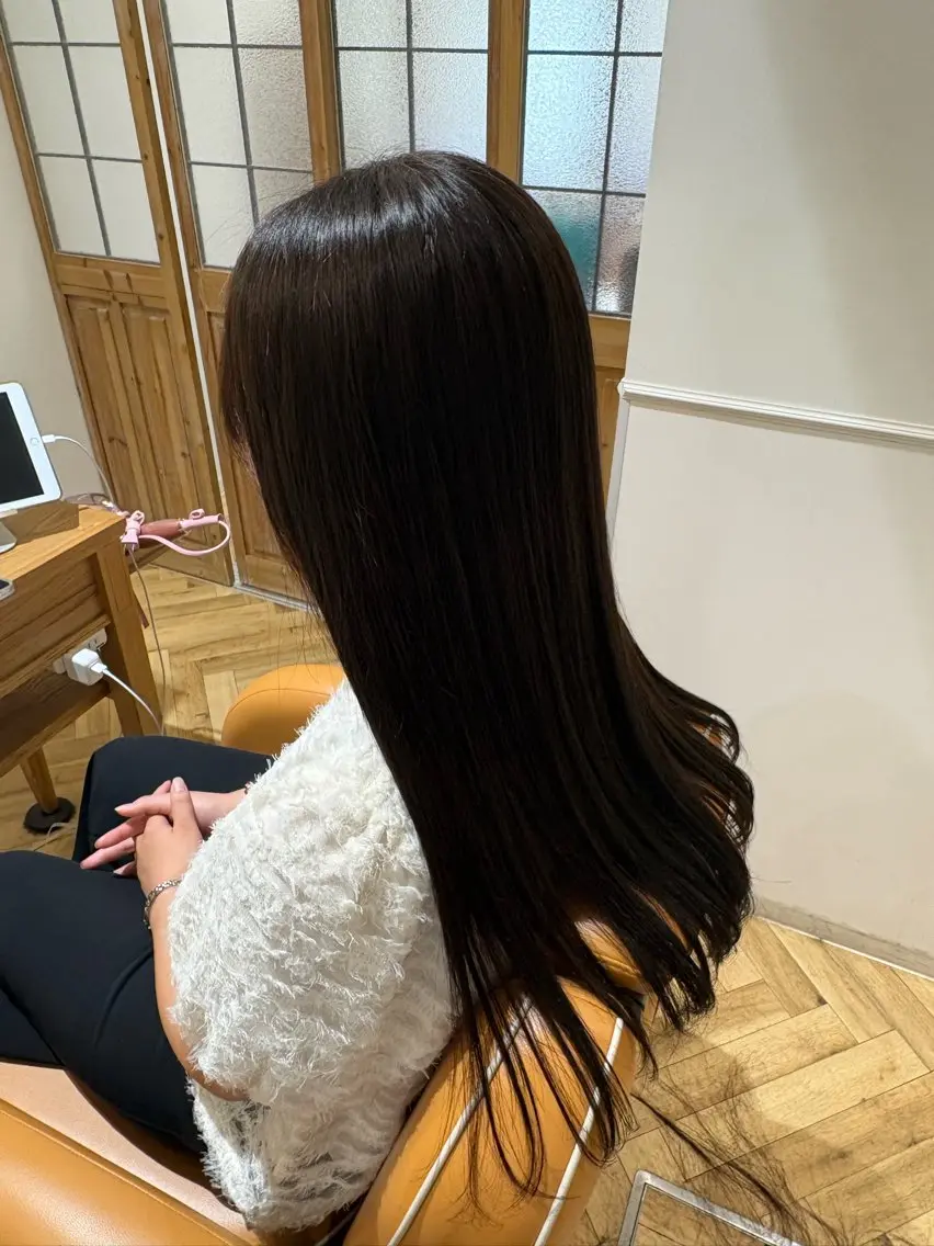 ロング カラー カット ヘアカラー マコ ✿︎のヘアスタイル