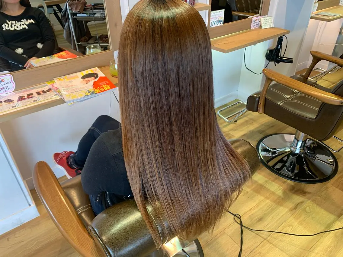 ロング 髪質改善 ツキダテ ユイのヘアスタイル