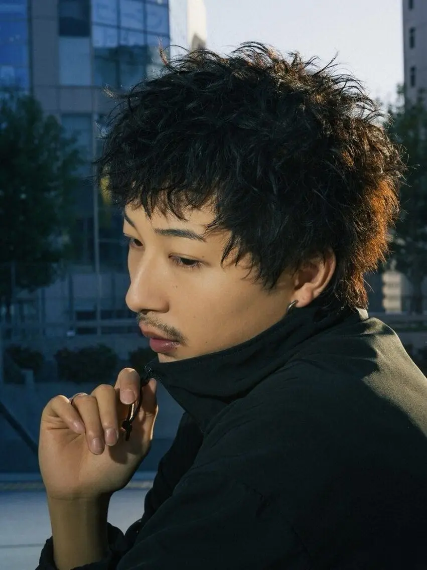 パーマ 北山 夢菜のヘアスタイル