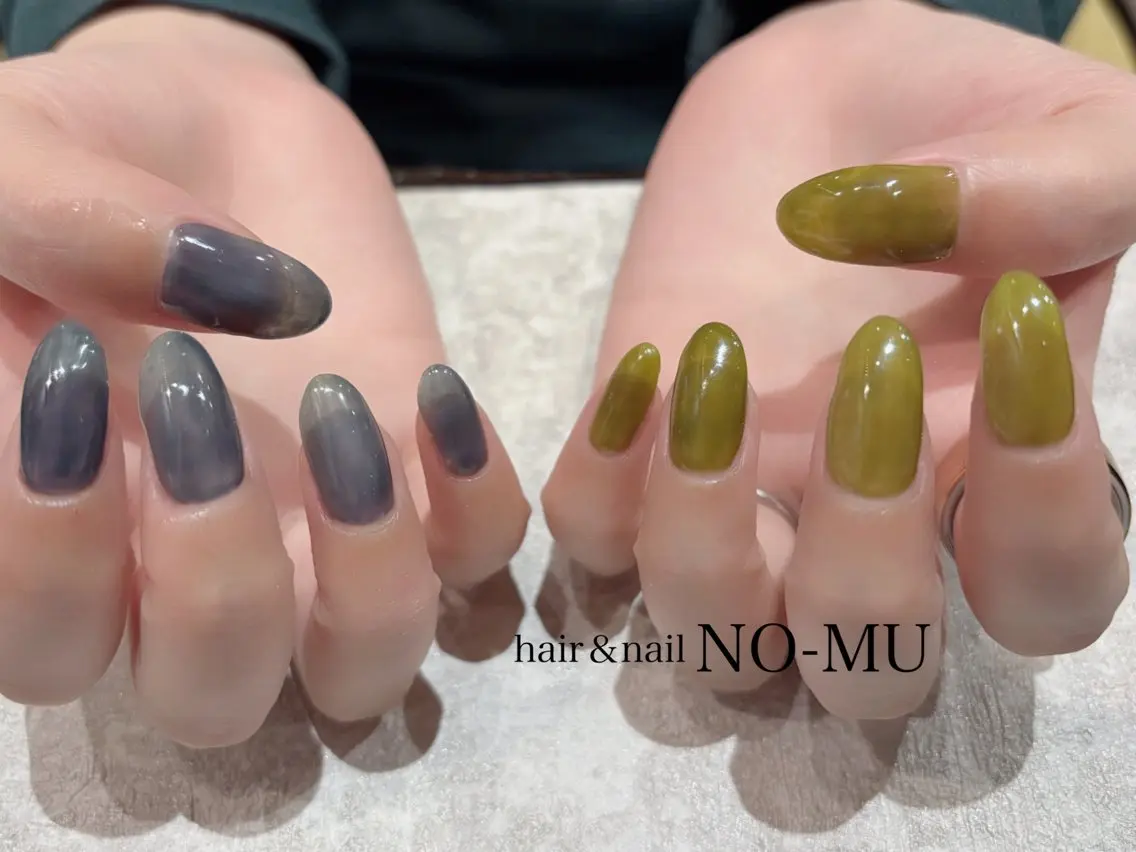 ネイル ワンカラーネイル ハンドネイル hair&nail NO-MUのネイルデザイン