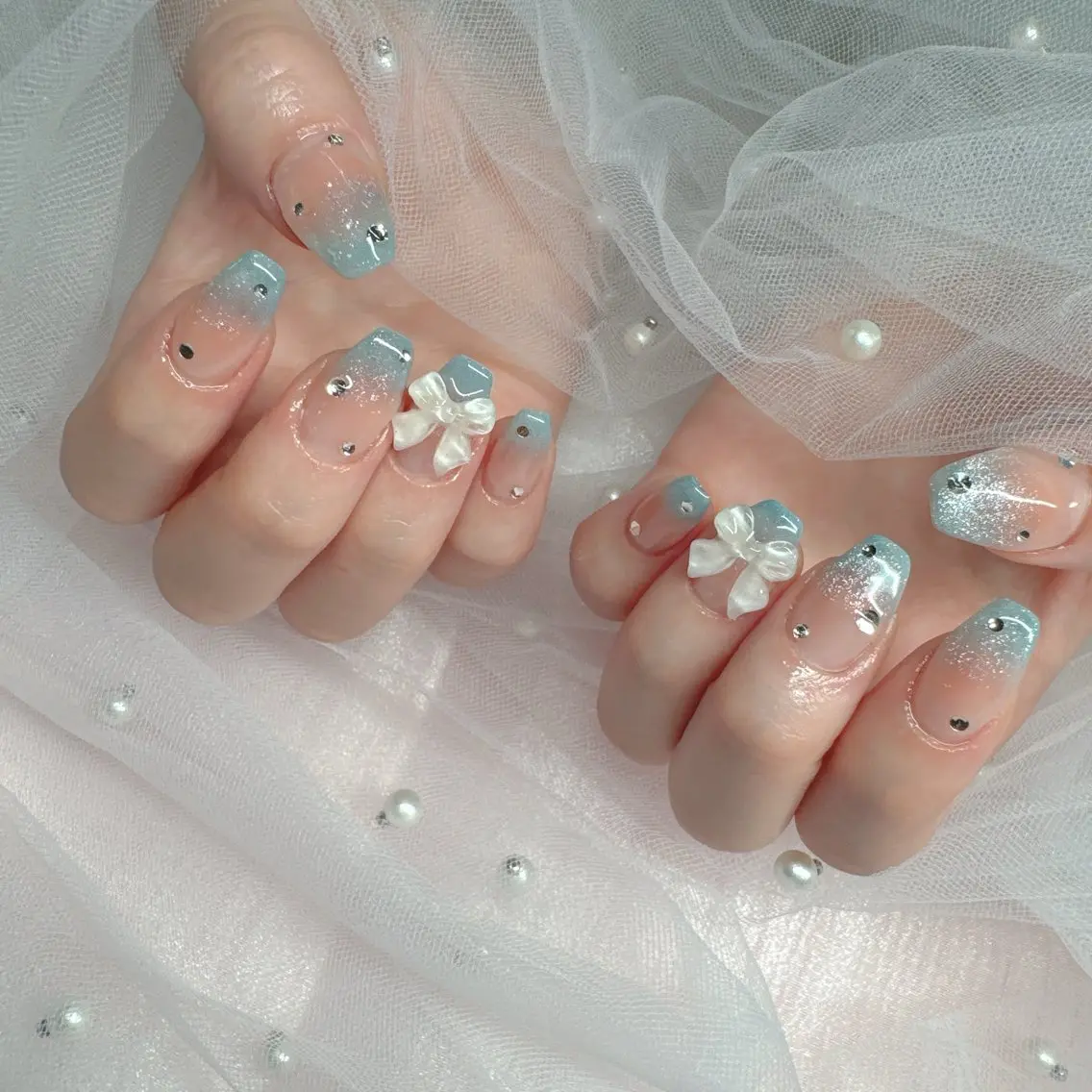 ネイル ハンドネイル ☁️BLITZ 🎀笠原雪音🎀のネイルデザイン