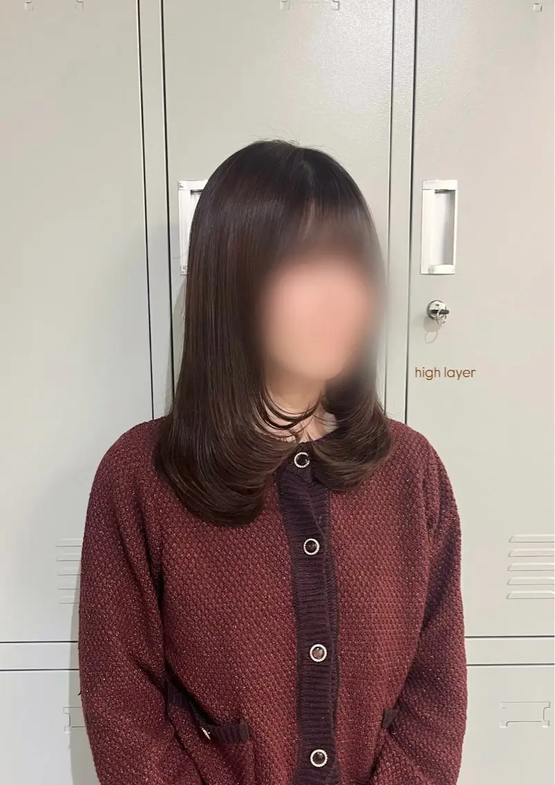 🎀韓国レイヤー/ 🫧透明感カラーのヘアスタイル