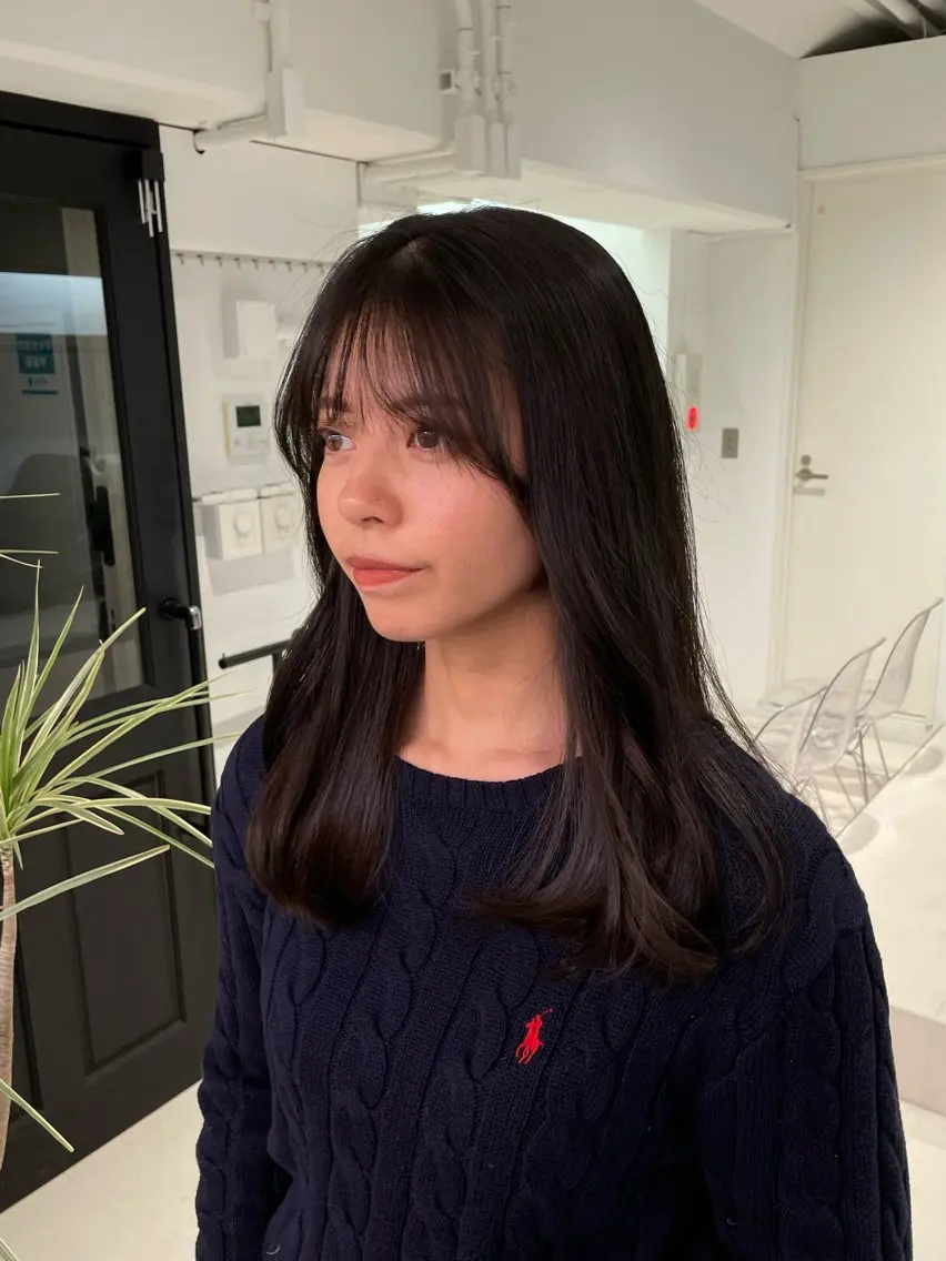 ロング カット トリートメント とば みゆうのヘアスタイル