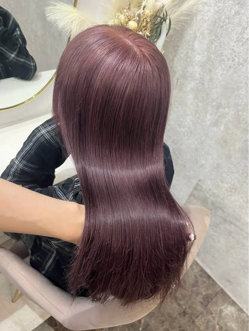 カラー 🫧yumena🫧 艶カラー特化🖤大宮のヘアスタイル