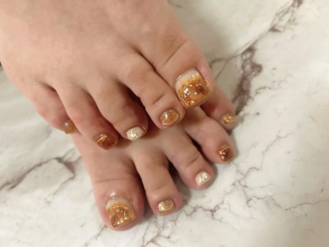 ネイル フットネイル nail salon angeのネイルデザイン