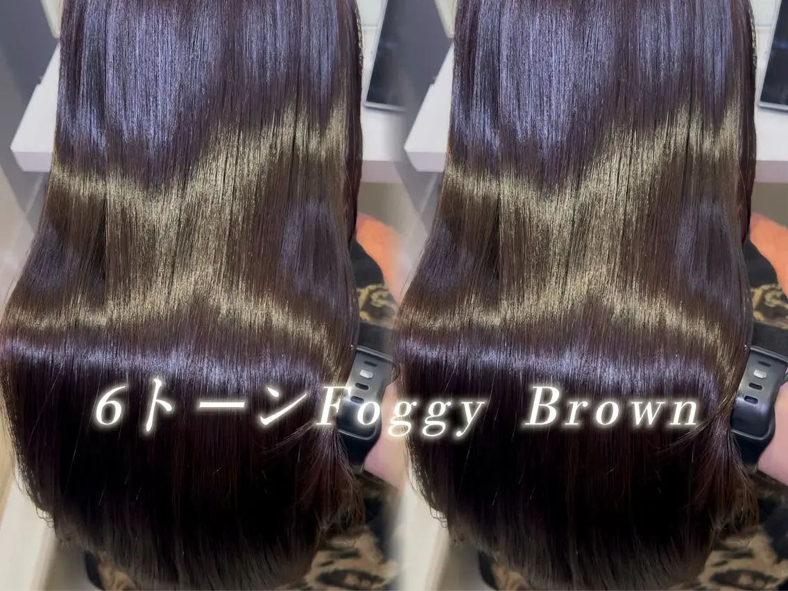 ロング カラー ブラウンカラー トリートメント ヘアカラー トリートメント 髪質改善×透明感カラ ー/新宿/SHOKIのヘアスタイル