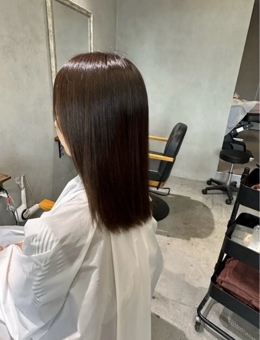 セミロング ヘアカラー りな 東浦和🍒のヘアスタイル