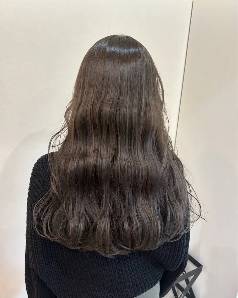 ロング カラー ブリーチ ケアブリーチ ハイライトカラー ハイライト カット ヘアカラー トリートメント ボブ/透明感カラー 🧸YUI❤️のヘアスタイル