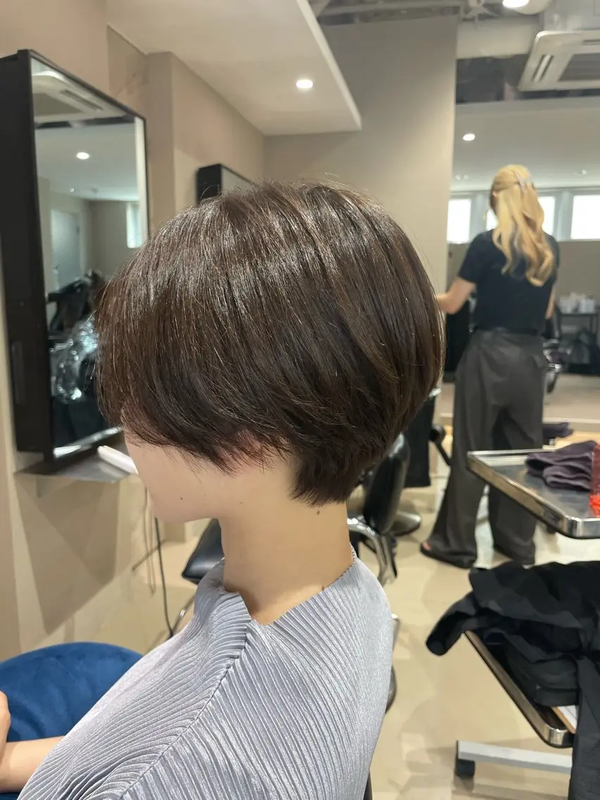 ショート ショートヘア けいせい/横浜/ カラー、パーマ、縮毛のヘアスタイル