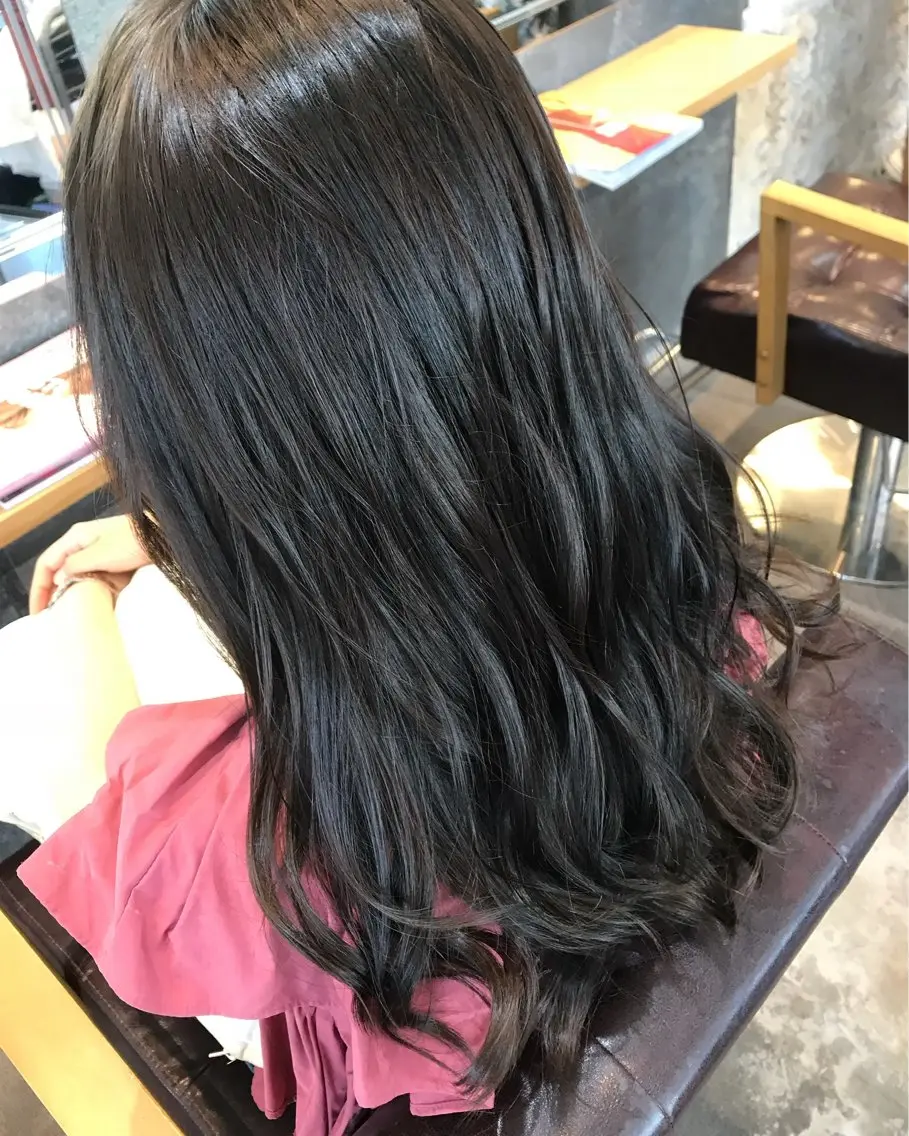 ロング カラー 塚本 昂のヘアスタイル