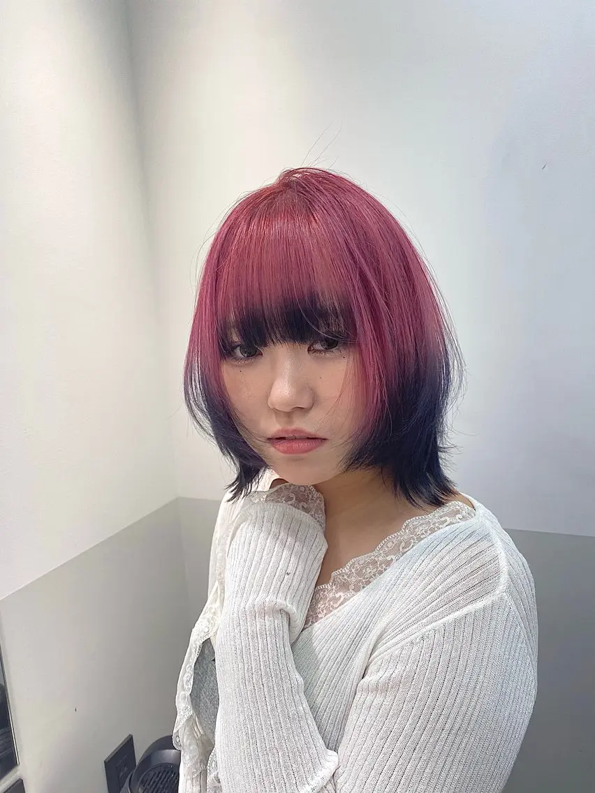 ミディアム カラー ヘアアレンジ メンズ ヘアカラー トリートメント ブリーチの髪様 MASATOのヘアスタイル