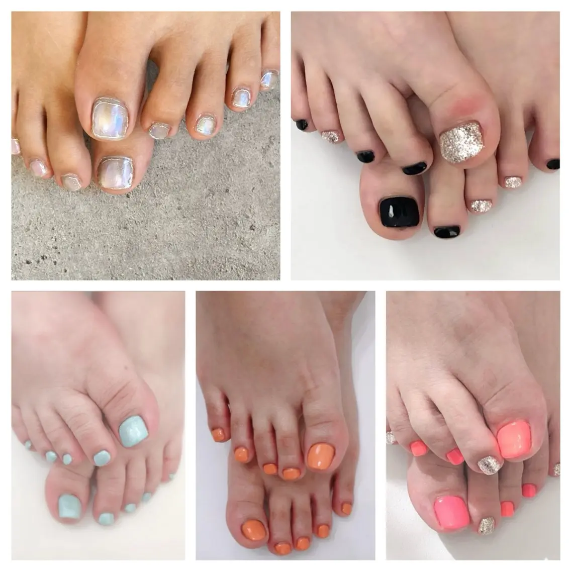 ［6月限定］角質ケア付き　オフなし💅　フット  ワンカラー💅✨の写真