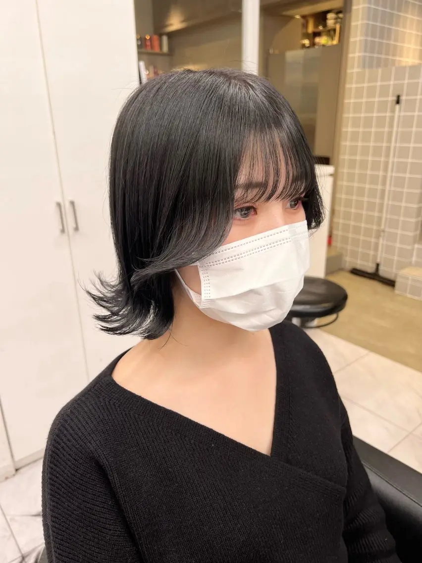 ショート カラー パーマ ヘアアレンジ メンズ 上品＆韓国風 🥀海心🥀のヘアスタイル
