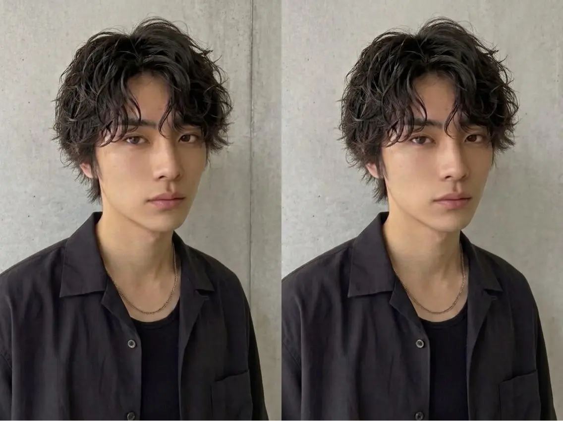パーマ メンズ カット パーマ ✨銀座デザインカット 大野✨のヘアスタイル