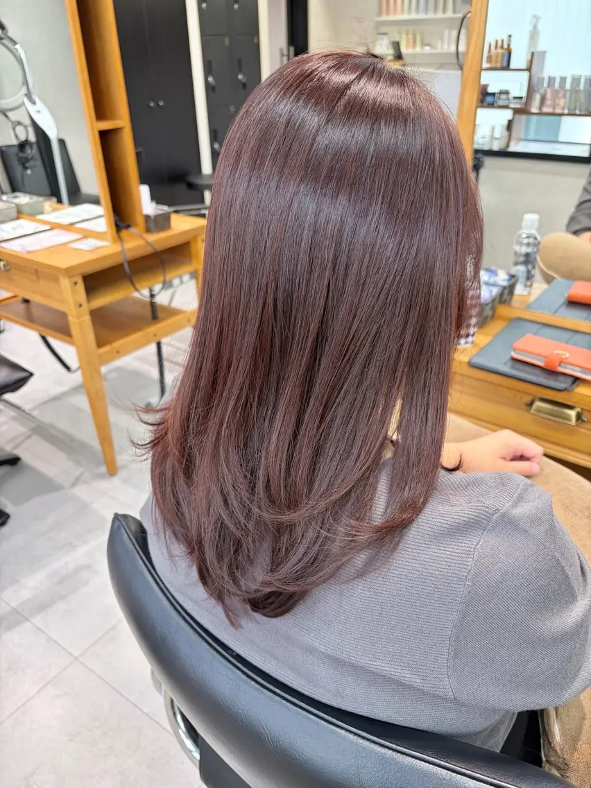 セミロング レイヤーカット ✨横須賀髪質改善✨️ 加藤 百音のヘアスタイル