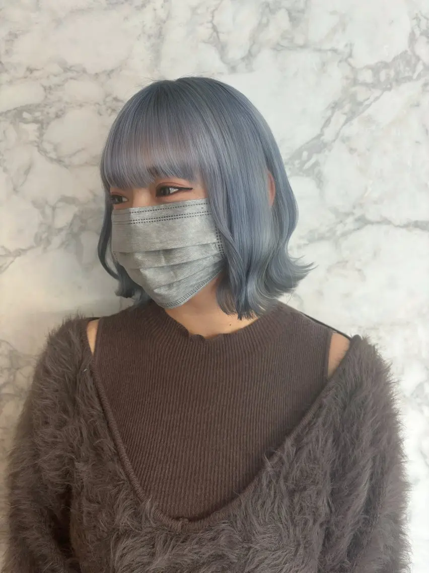 ショート カラー ヘアカラー トリートメント 上尾韓国レイヤー/ 艶カラー/しの🫧のヘアスタイル