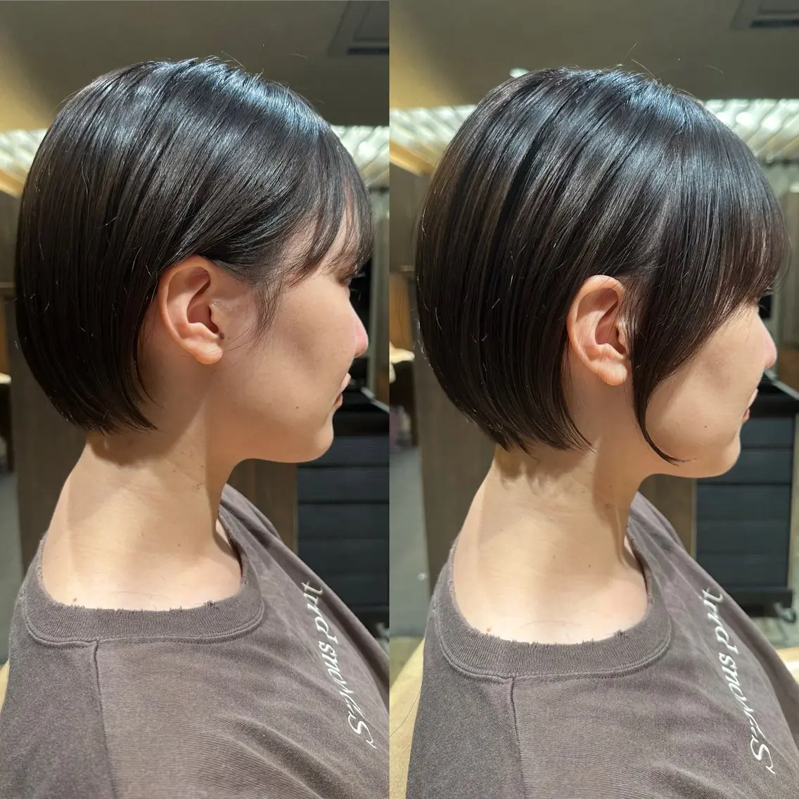 ショート カラー カット ヘアカラー トリートメント 似合わせ松本 容政のヘアスタイル