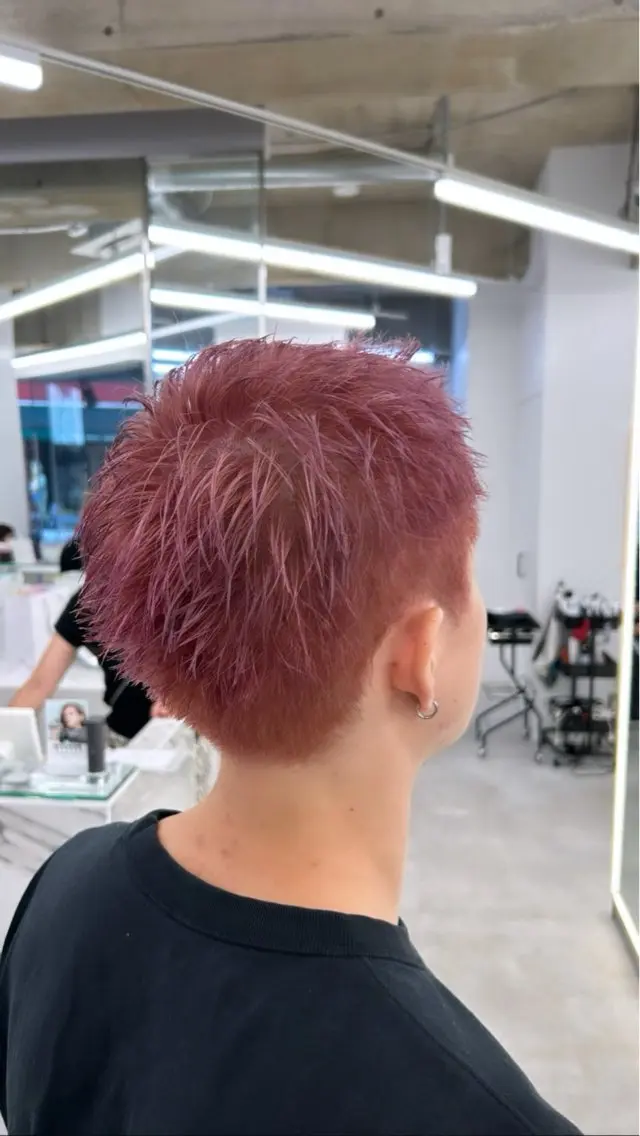 ショート カラー ダブルカラー/韓国風 🇰🇷RYUKIのヘアスタイル