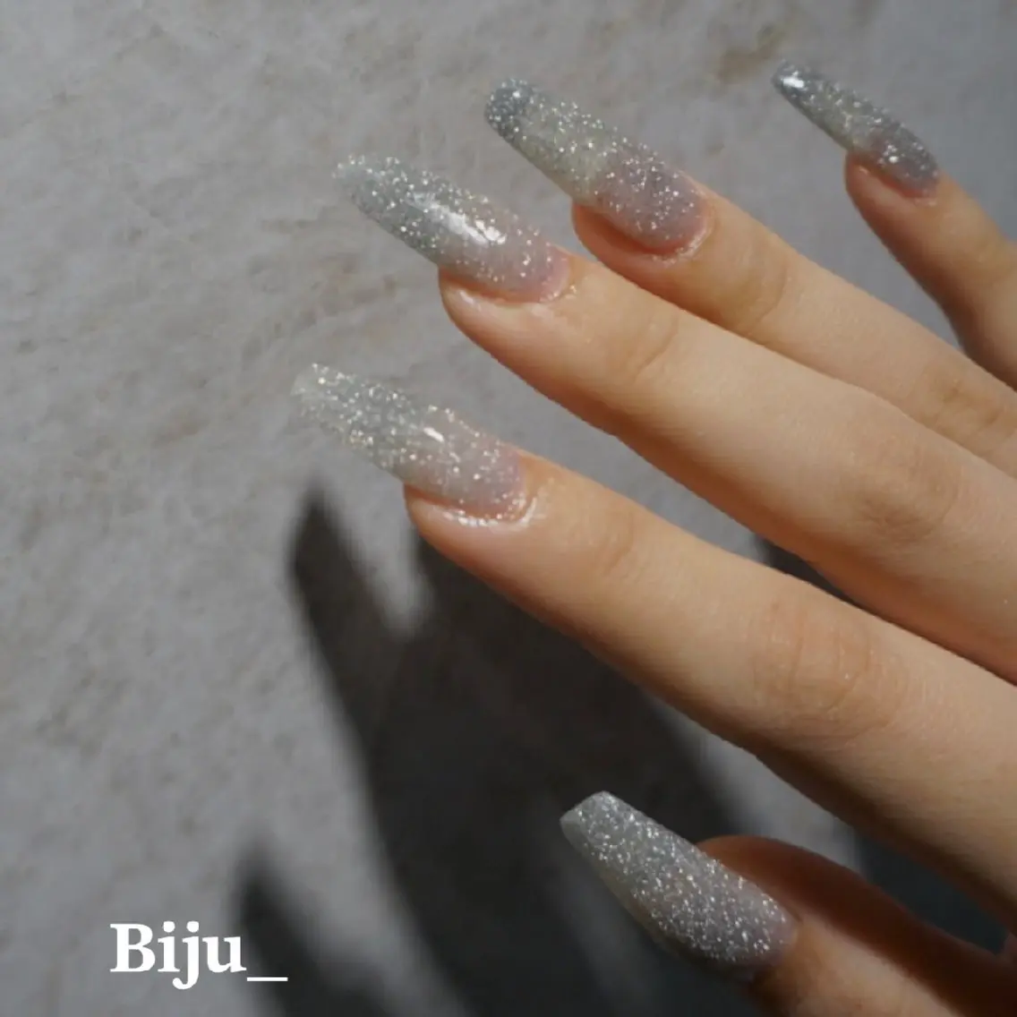 ネイル ロングネイル ワンカラーネイル スカルプネイル Biju_ NailStudioのネイルデザイン