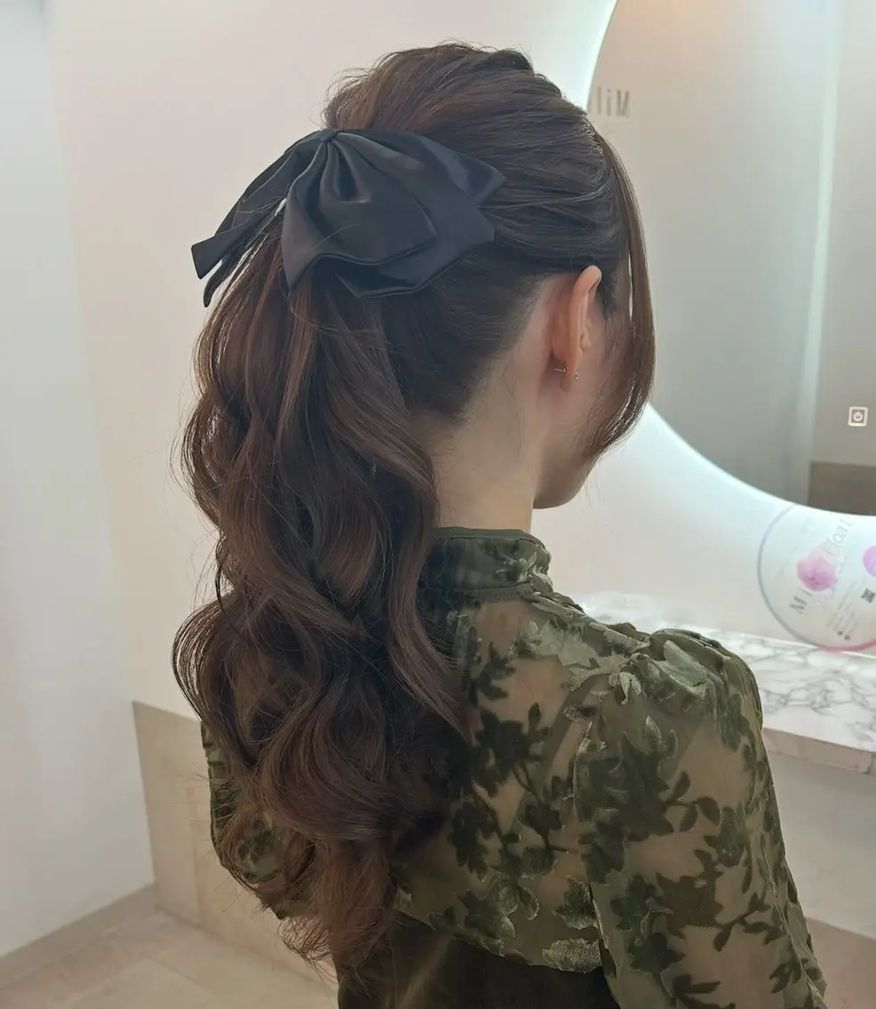 ロング ヘアアレンジ rento🎨 /Wカラーモデル募集のヘアスタイル